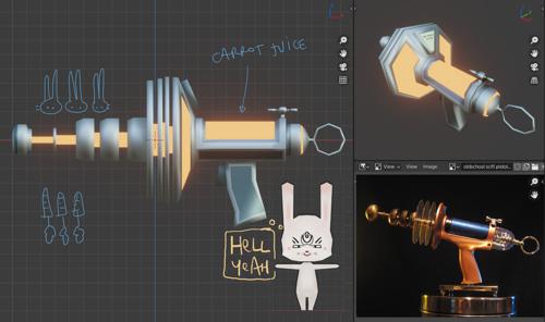 Low Poly, Olschool Sci-fi Carrot Shooter preview image